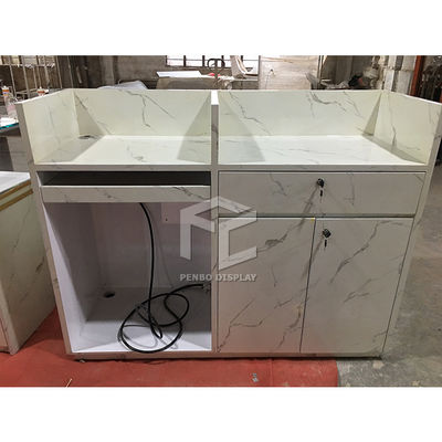 304 Stainless Steel Jewelry Shop Furniture White Golden Color