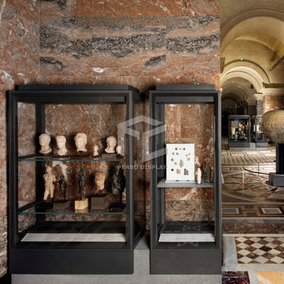 3D Rendering Design Museum Display Showcase T4 LED Museum Display Furniture