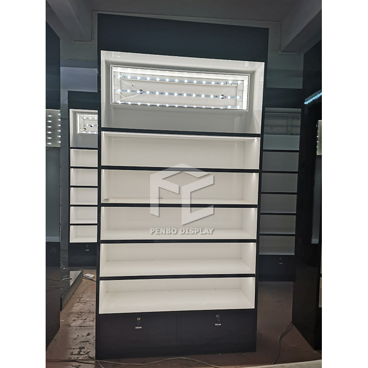 T4 LED Light Skin Care Counter For Cosmetic Shop 16mm MDF