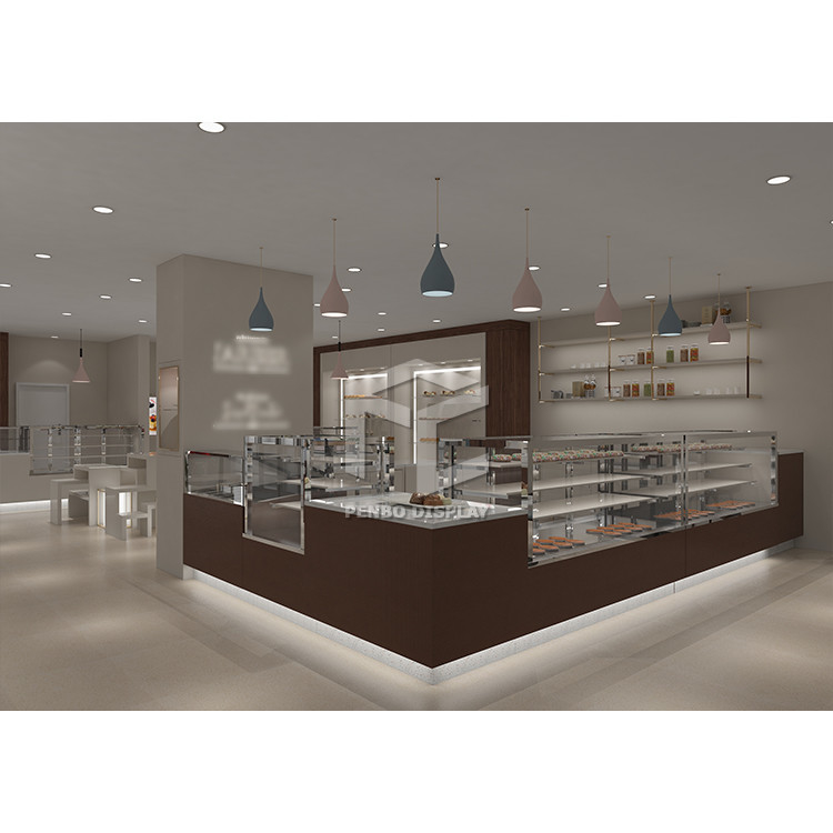 Laminate White Sweet Shop Display Fittings Candy Store Furniture Counter