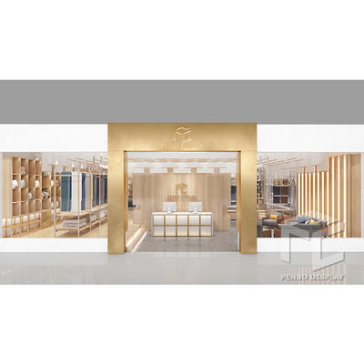 La venta al por menor casera de los muebles de la exhibición de la tienda de la materia textil viste diseño interior de la tienda de Homeware