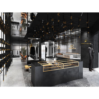 Accesorios chapeados muebles al por menor de la tienda de la ropa de la exhibición de la tienda de la ropa de los hombres
